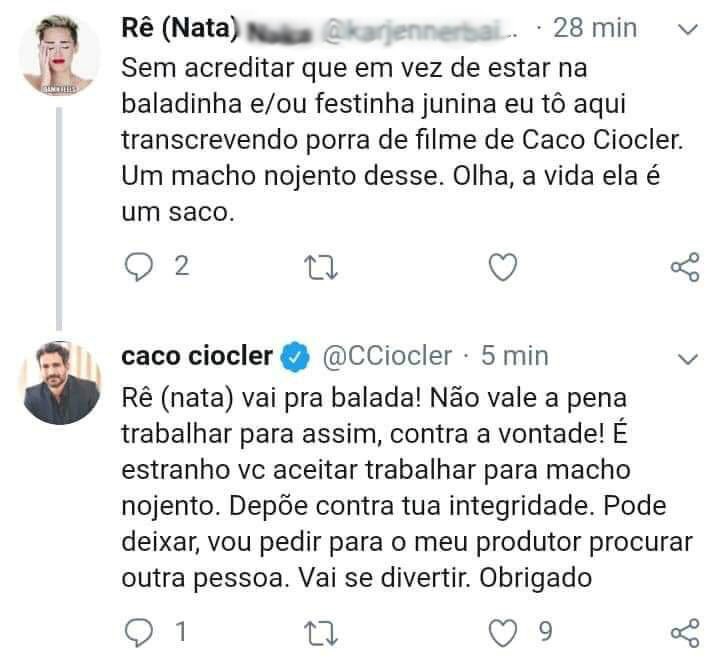 Caco Ciocler (Foto: Twitter/Reprodução)