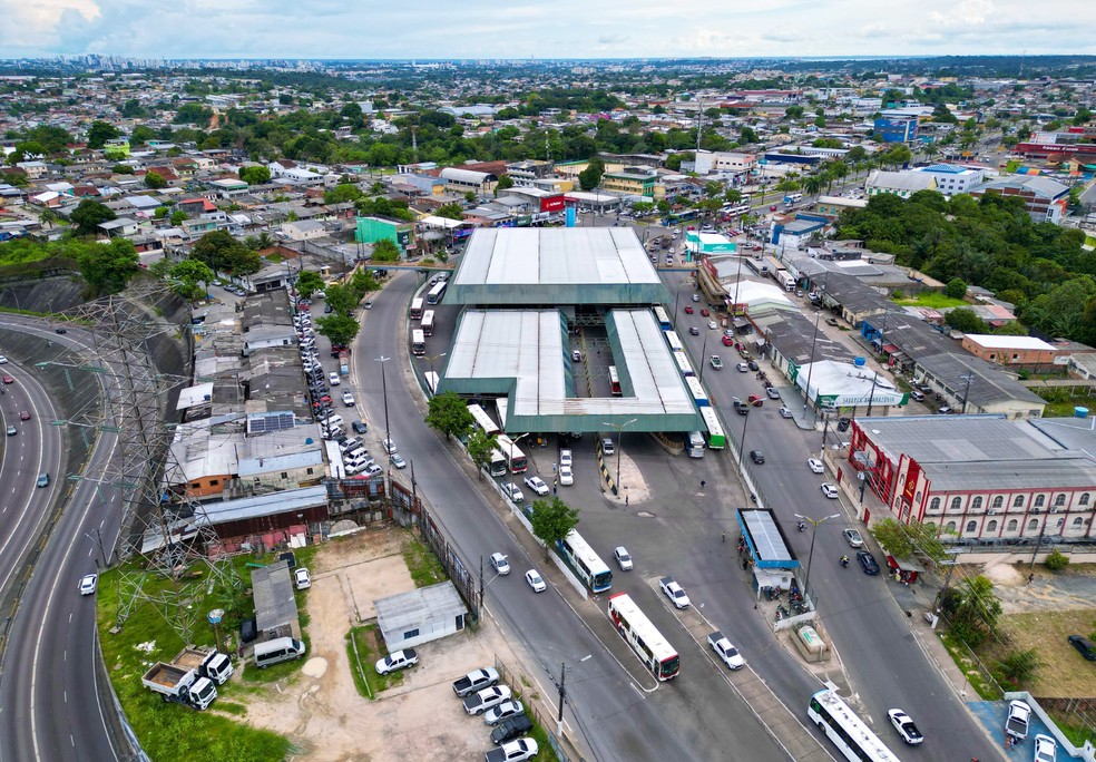 Terminal de Integração da Cidade Nova (T3), localizado na Avenida Noel Nutels, no bairro Cidade Nova, Zona Norte de Manaus. — Foto: Divulgação/Semcom