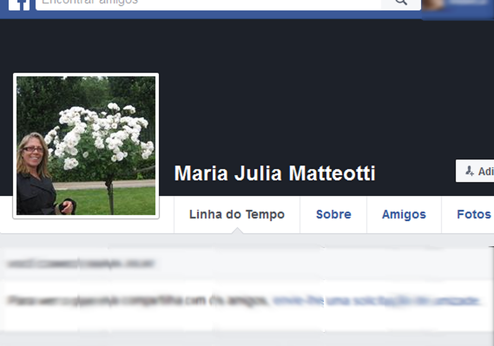 Maria Júlia Matteotti foi encontrada morta em casa em um condomínio em Armação dos Búzios (Foto: Reprodução/Facebook)