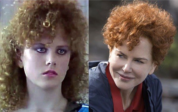 Nicole Kidman em 'Skin Deep' (1983) e ‘Lion: Uma Jornada Para Casa’ (2016) (Foto: Divulgação)