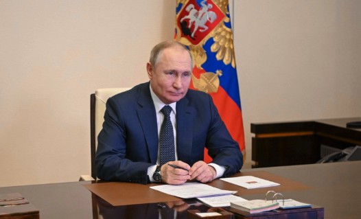 O presidente da Rússia, Vladimir Putin, enfrenta as sanções econômicas ao seu país após provocar uma Guerra contra a Ucrânia