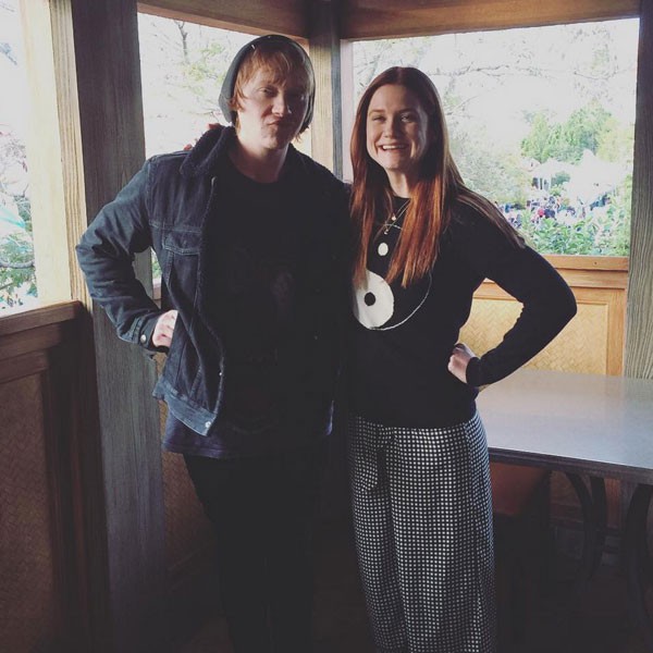 Bonnie Wright e Rupert Grint (Foto: Instagram)