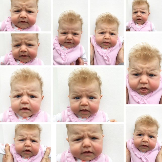 Bebê de três meses viraliza nas redes sociais com sequência de fotos 
