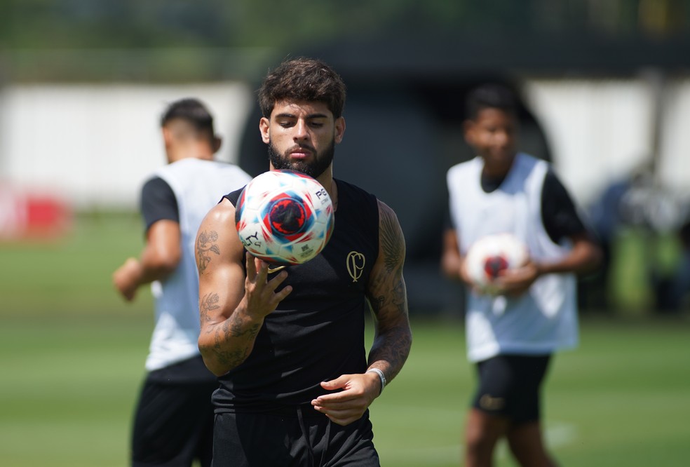 Yuri Alberto teve novo contrato com o Corinthians regularizado — Foto: Raphael Martinez/Ag. Corinthians