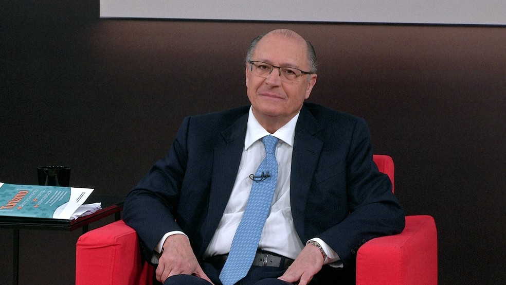 Geraldo Alckmin &mdash; Foto: Reprodu&ccedil;&atilde;o/GloboNews