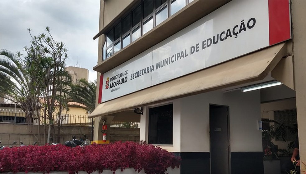 Fachada da Secretaria Municipal de Educação de São Paulo.  — Foto: Secom/PMSP