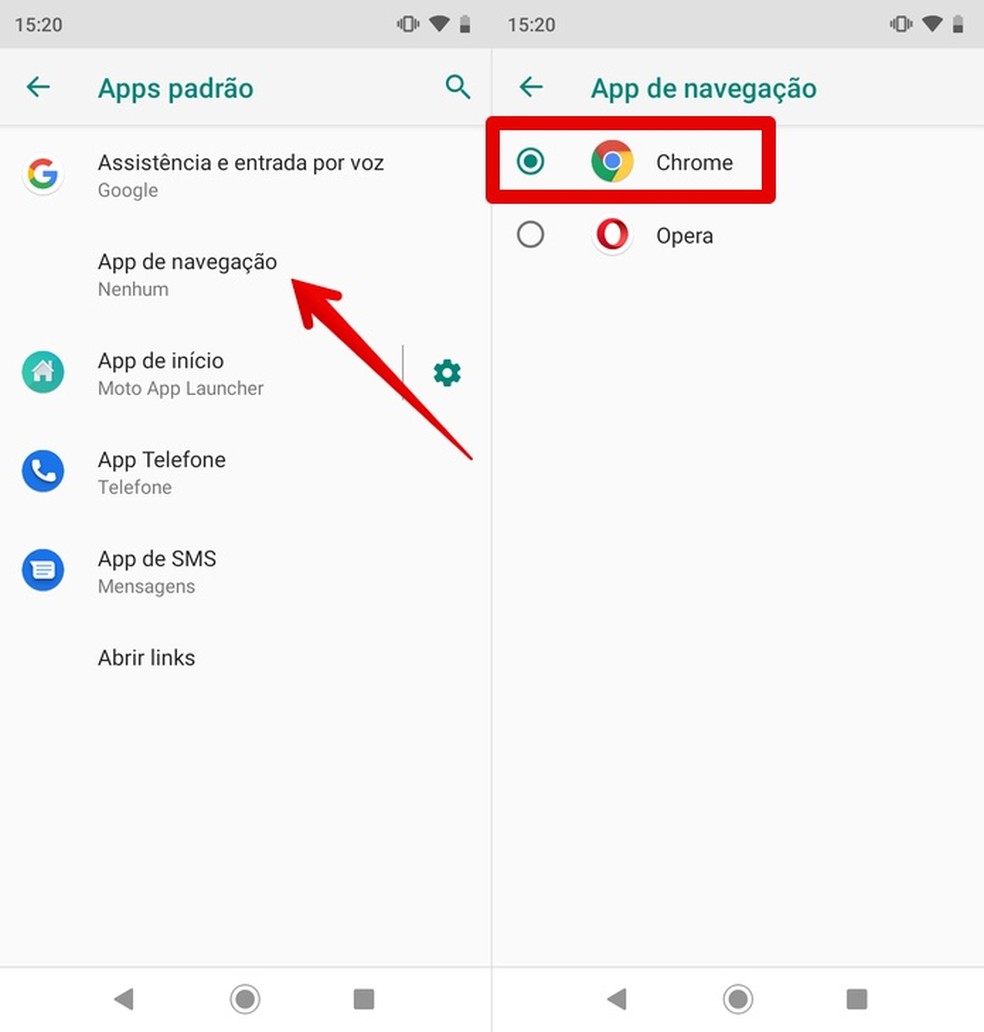 como colocar o google chrome como navegador padrao no celular navegadores techtudo