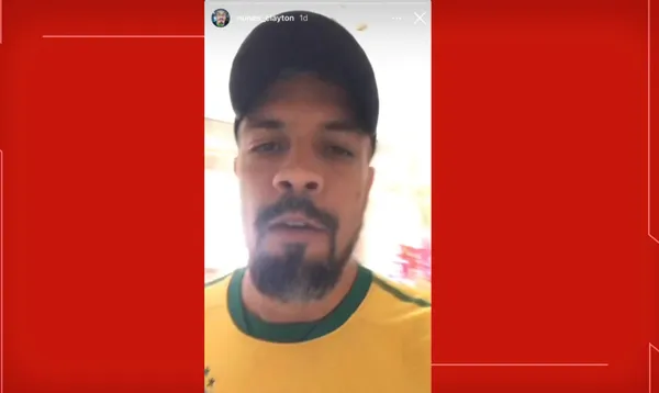 Clayton Nunes, barbeiro e bolsonarista radical, publicava vídeos com mensagens sobre um ataque às sedes dos três poderes em Brasília — Foto: Instagram/Reprodução