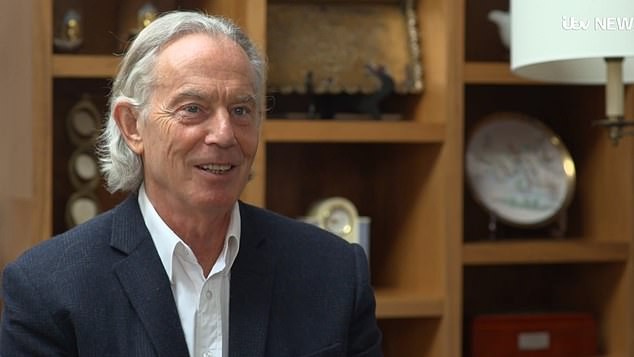 Tony Blair em entrevista ao canal iTV (Foto: reprodução)