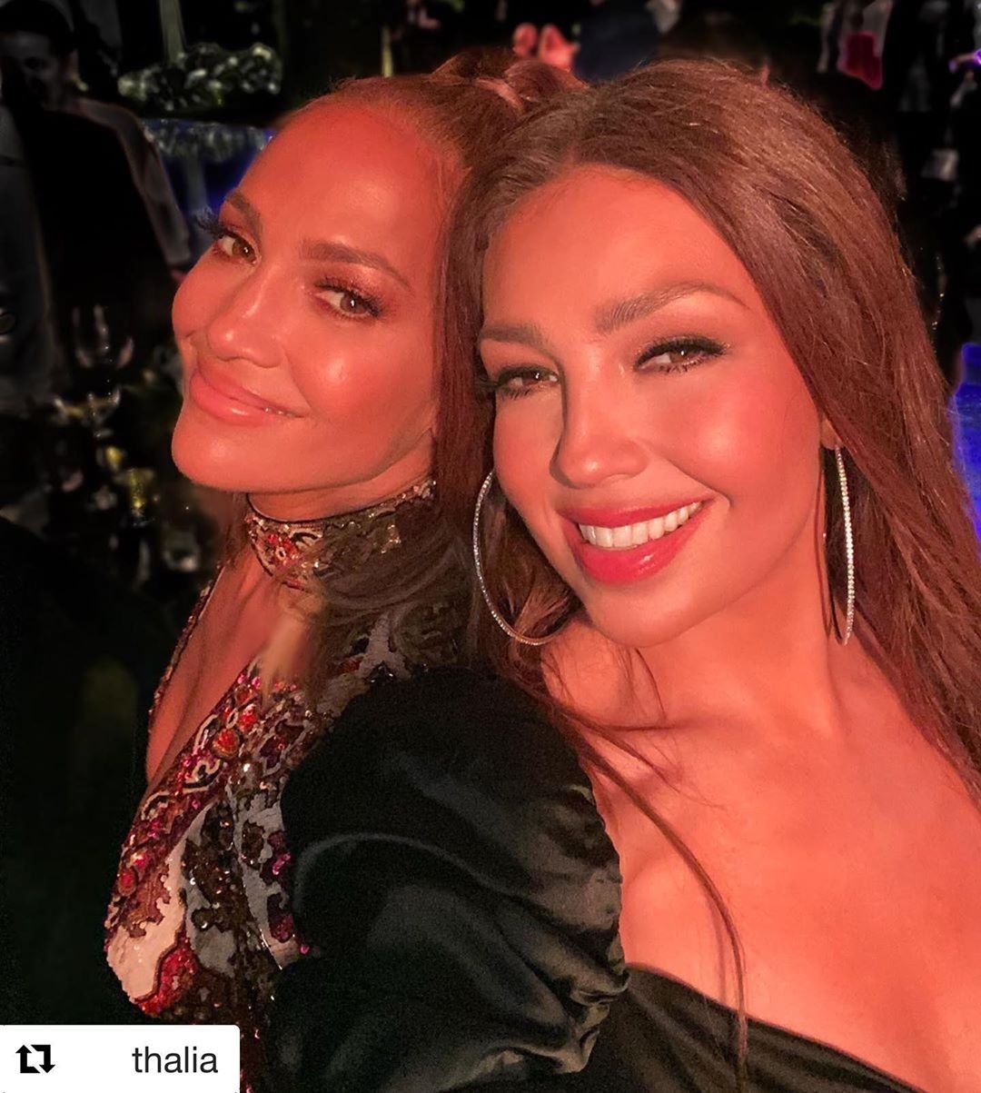 Jennifer Lopez e Thalia (Foto: Reprodução / Instagram)