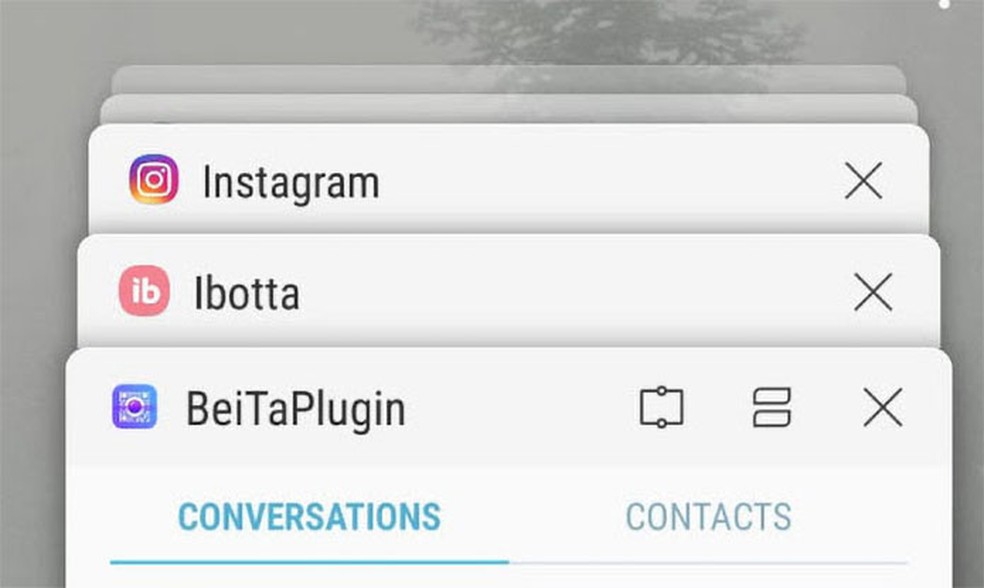 BeiTaPlugin podia ser visto na lista de programas em execução do Android, mas sem vínculo com o programa que o instalou — Foto: Reprodução/Lookout Security