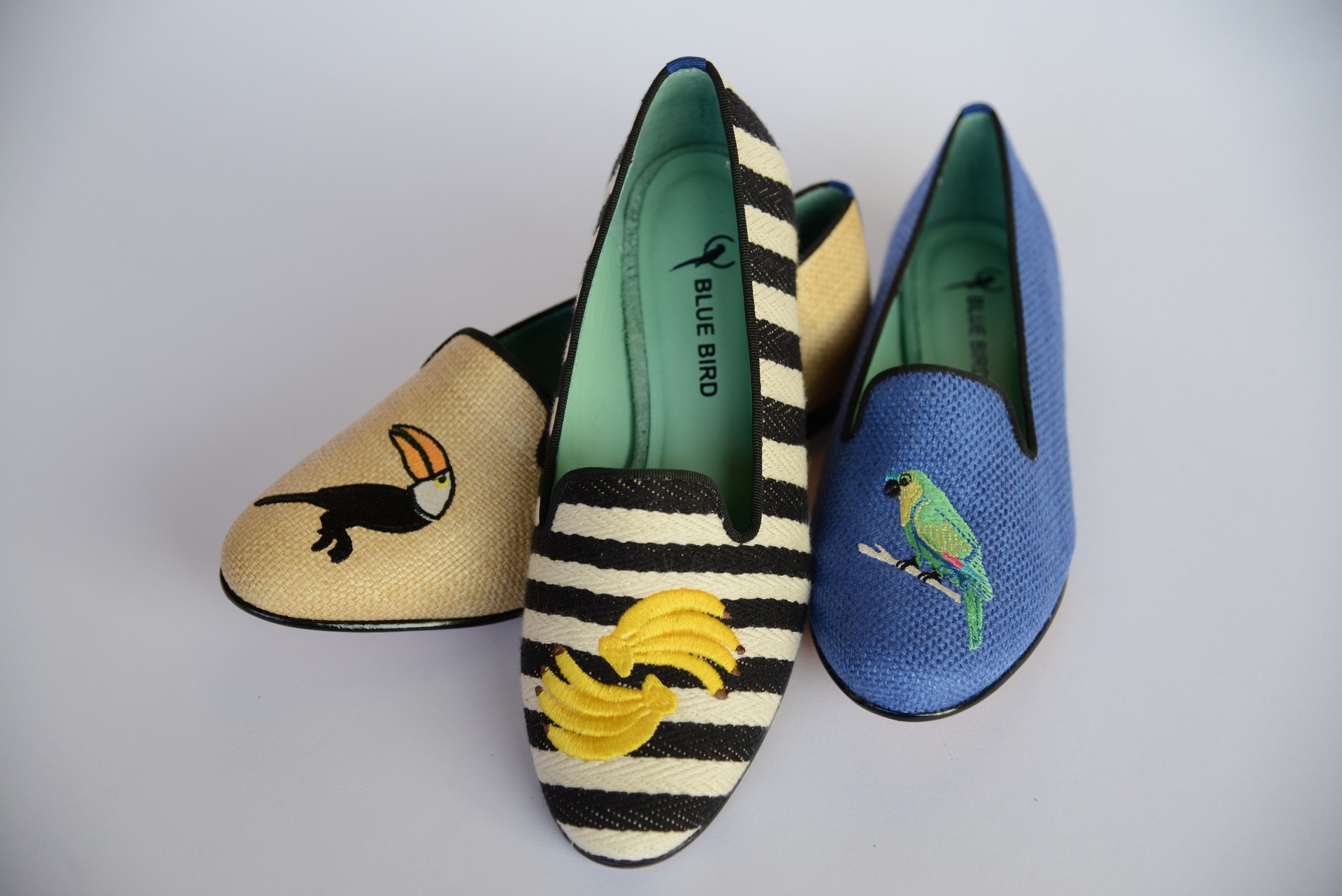 Pra descer do salto: os novos loafers tropicais da Blue Bird Shoes ...