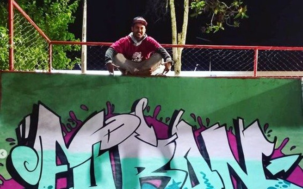 Artista do grafite, Fhran, de 31 anos, morre após acidente de moto em Pouso Alegre, — Foto: Divulgação