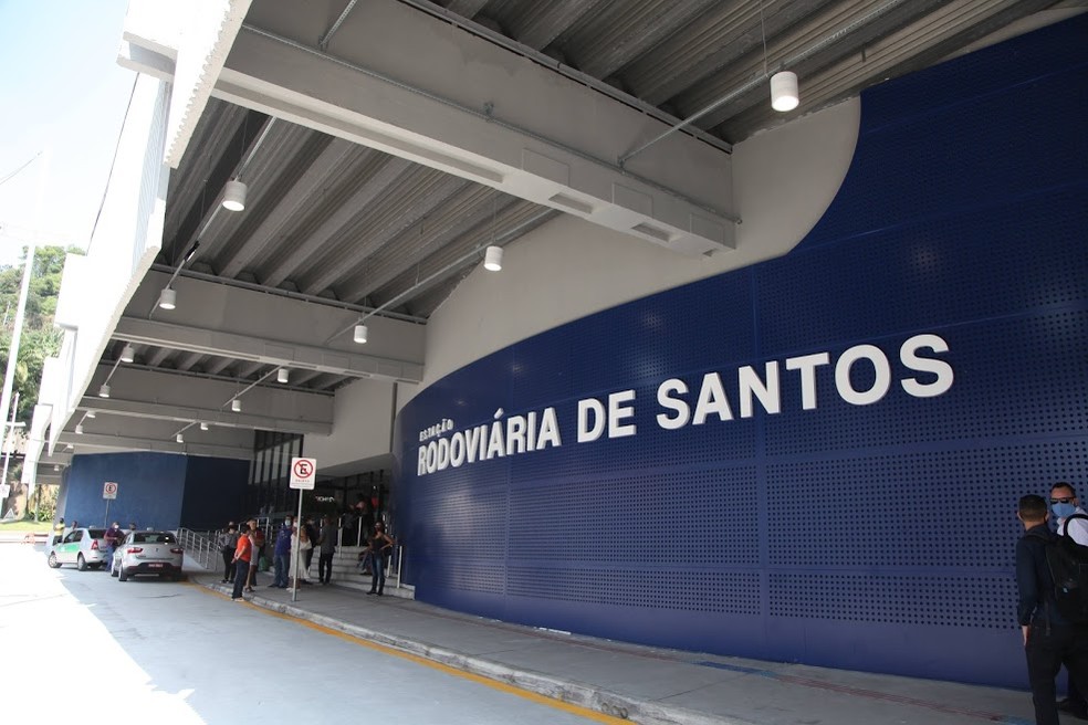 Nova Estação Rodoviária de Santos foi entregue totalmente remodelada neste sábado (26) — Foto: Isabela Carrari/Prefeitura de Santos