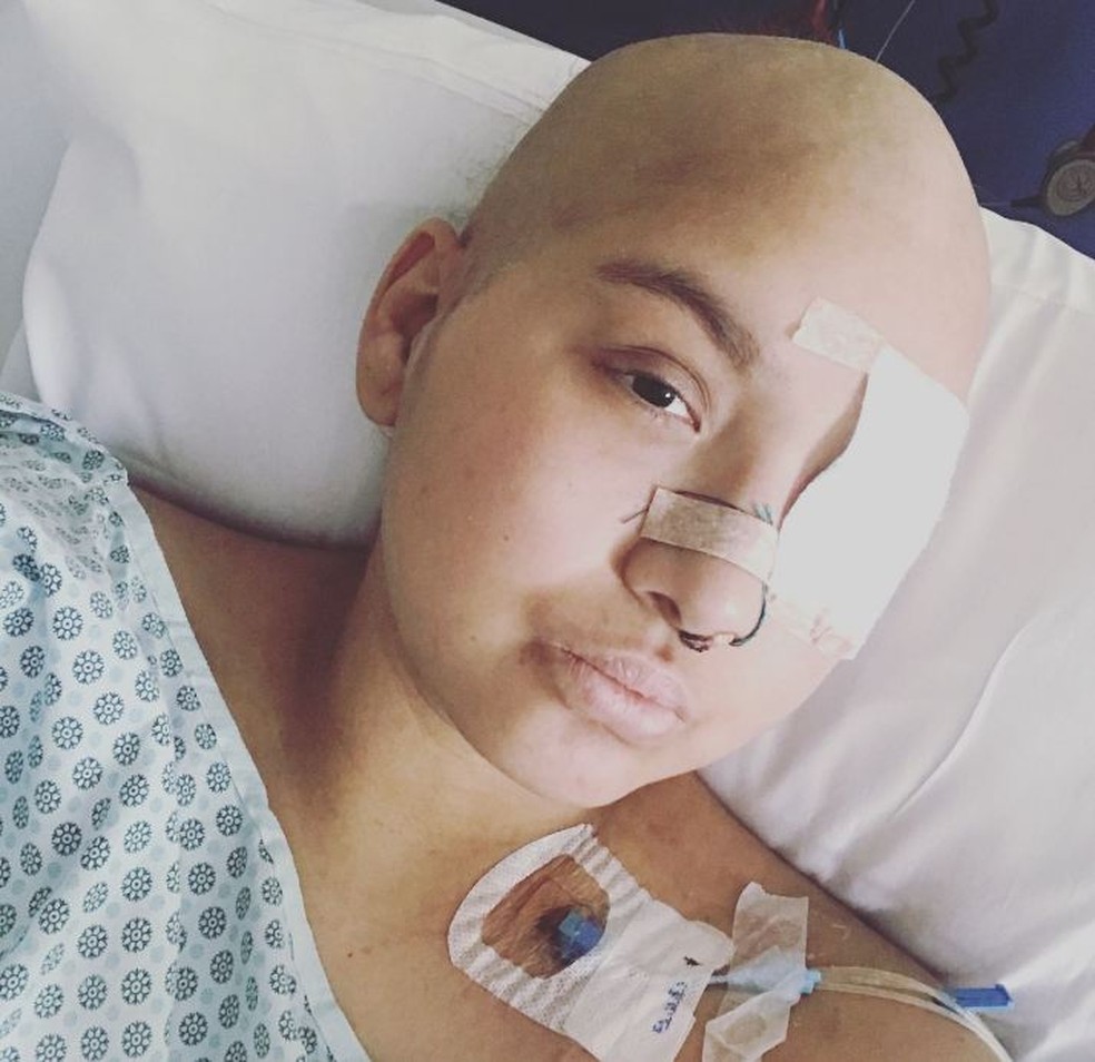 Evelyn descobriu o retorno do câncer ainda em outubro de 2017 (Foto: Arquivo pessoal )