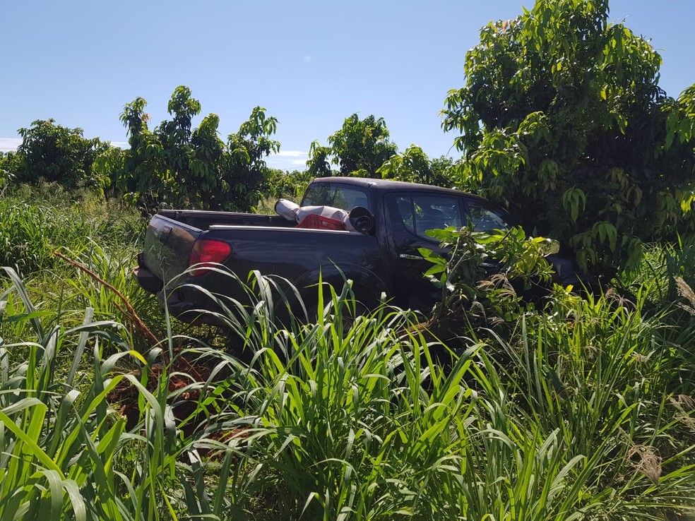 Homens foram detidos após perseguição policial em Borborema  — Foto: Arquivo pessoal