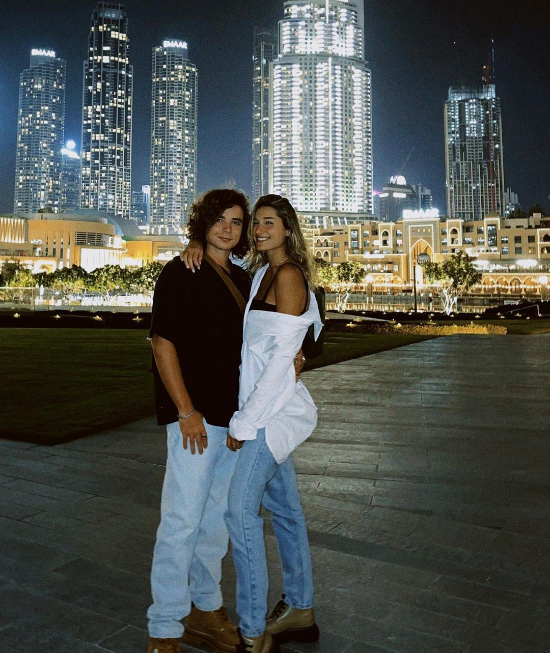 Sasha Meneghel e João Figueiredo em Dubai, nos Emirados Árabes (Foto: Reprodução/Instagram)