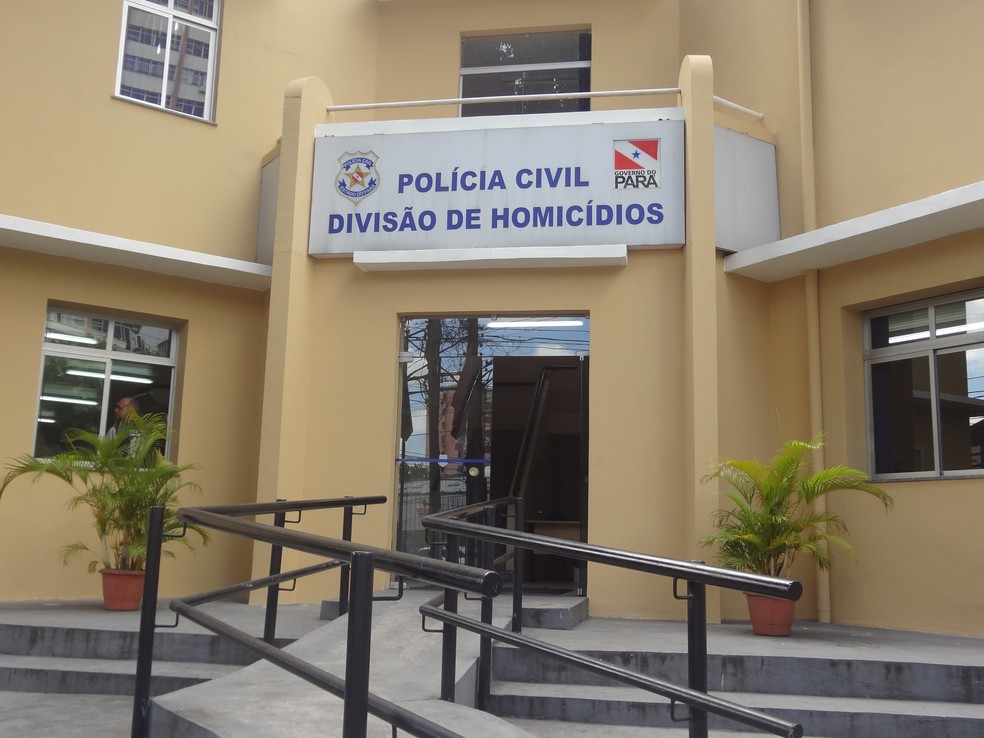 Fachada Divisão Homicídios Pará Belém — Foto: Reprodução