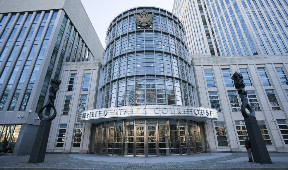 Tribunal Federal do Brooklyn em Nova York — Foto: Don Emmert/AFP