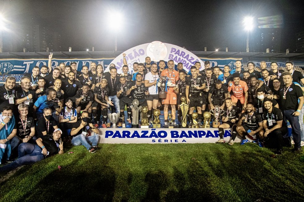 Paysandu comemora 40º título estadual — Foto: John Wesley/Paysandu