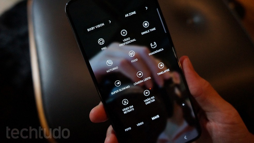 App de c�mera no S22 Plus � Foto: Th�ssius Veloso/TechTudo
