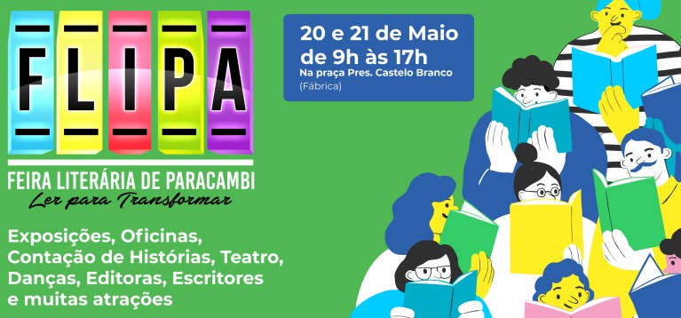 Feira Literária de Paracambi volta com edição presencial neste fim de semana