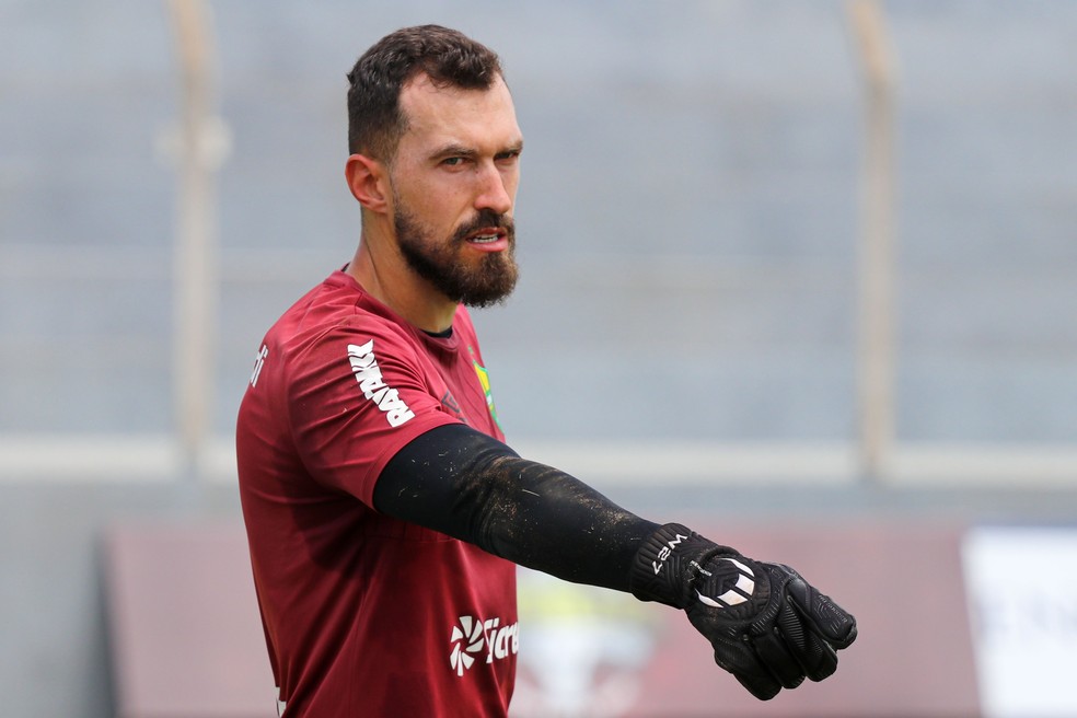 Walter, goleiro do Cuiabá — Foto: Twitter Oficial Cuiabá EC