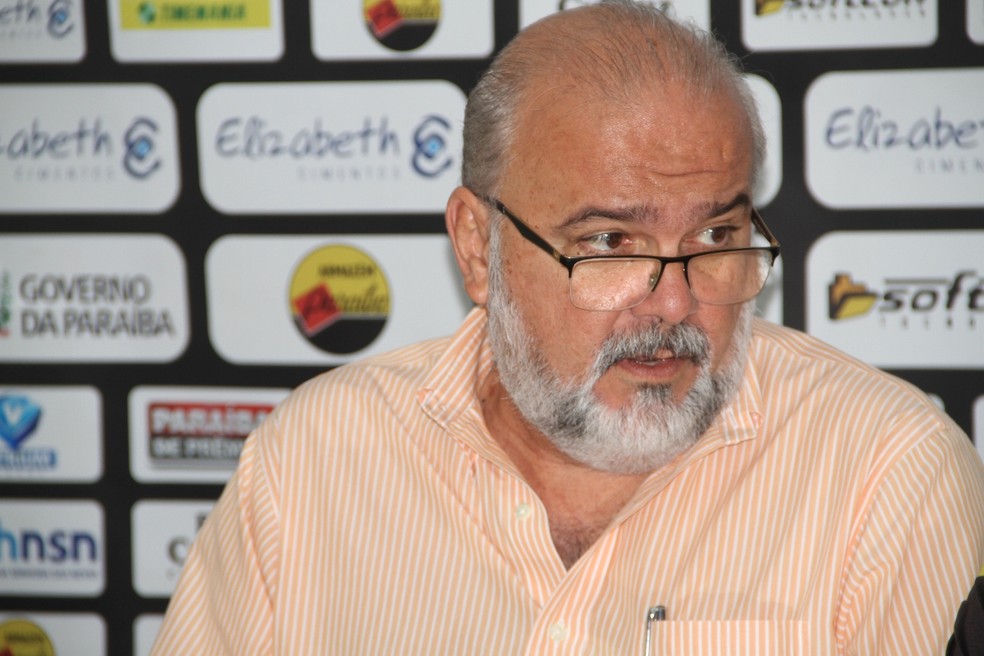 Sérgio Meira, presidente Botafogo-PB — Foto: Cisco Nobre/GloboEsporte.com