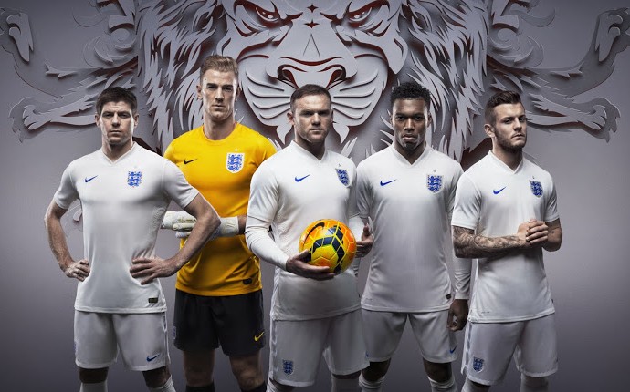 Seleção Inglaterra uniforme branco copa 2014 (Foto: Divulgação/Nike)
