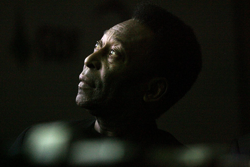 Pelé em foto de junho de 2008 — Foto: Joedson Alves/AFP