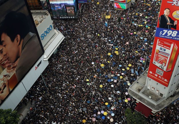 Hong Kong (Foto: REUTERS/Tyrone Siu/Direitos Reservados via Agência Brasil)