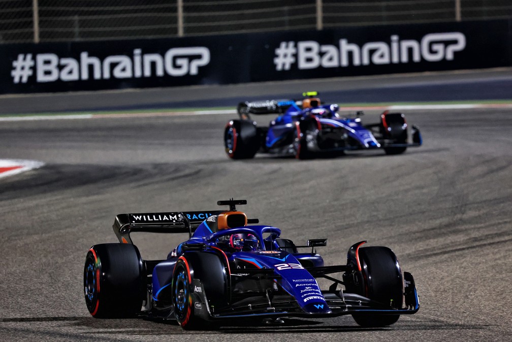 Alexander Albon terminou na décima posição do GP do Bahrein, abertura da temporada 2023 da F1 — Foto: Williams Racing