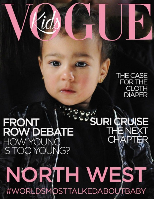 Nori em capa falsa da 'Vogue' em pegadinha do 1º de abril de 2015 (Foto: Reprodução)