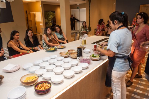 Marisabel Woodman, chef do La Peruana, apresentou o workshop "Os segredos de um autêntico ceviche peruano"