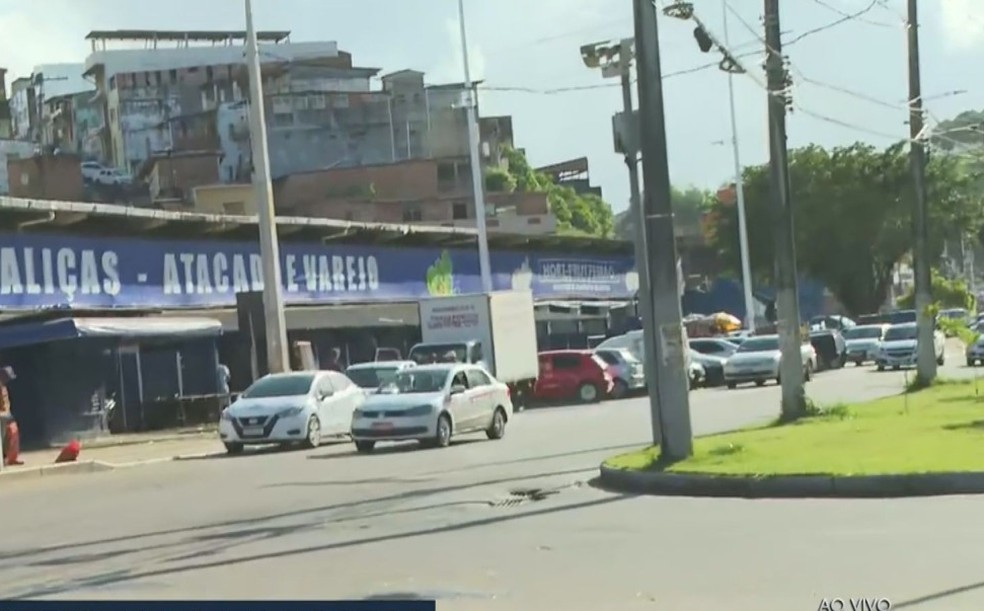 Região das Sete Portas, em Salvador — Foto: Reprodução/TV Bahia 