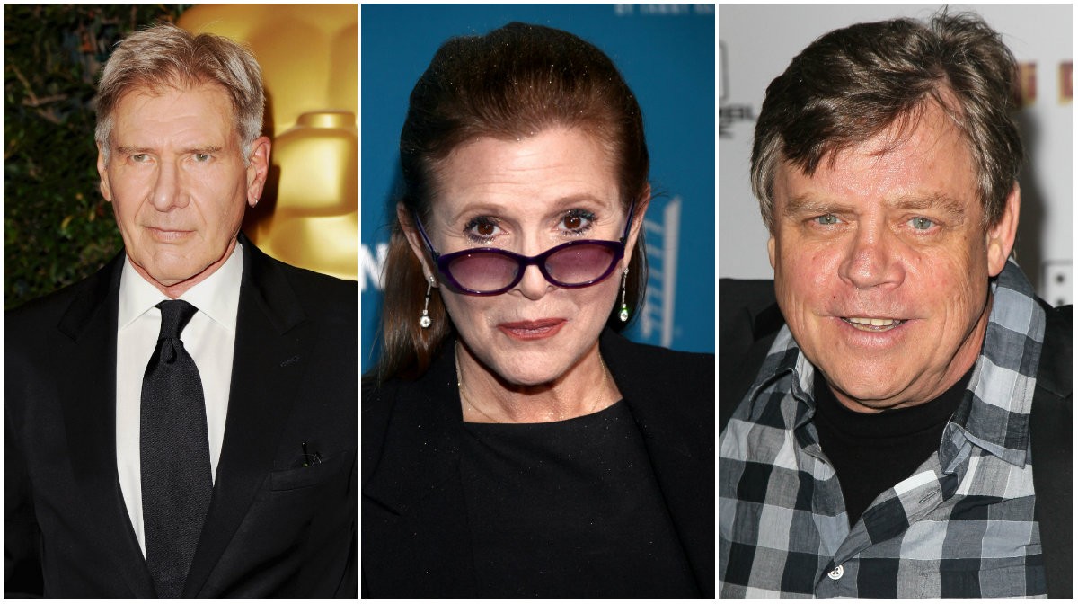 Harrison Ford, Carrie Fisher, Mark Hammill (Foto: Getty Images)