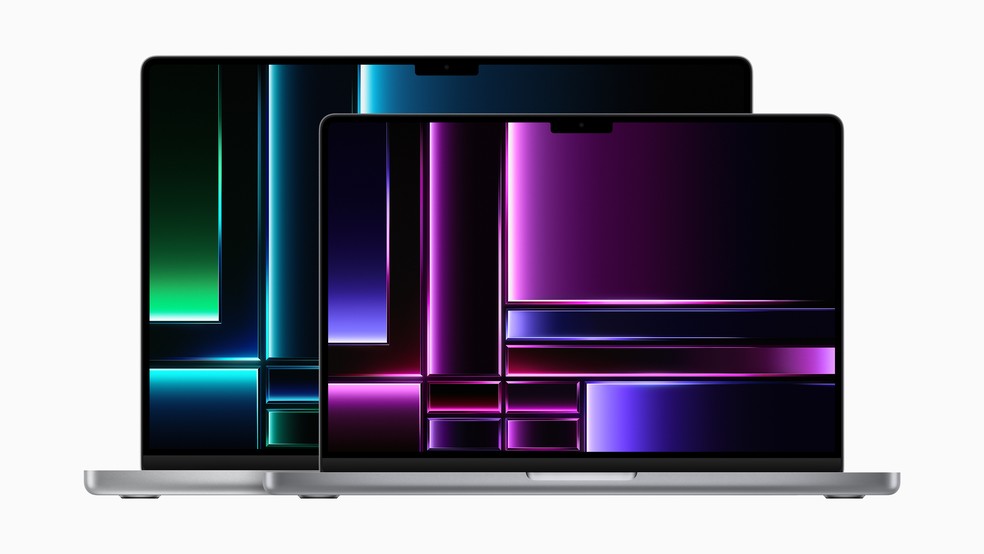 MacBook Pro ganha novas versões com telas de 14 e 16 polegadas — Foto: Divulgação/Apple