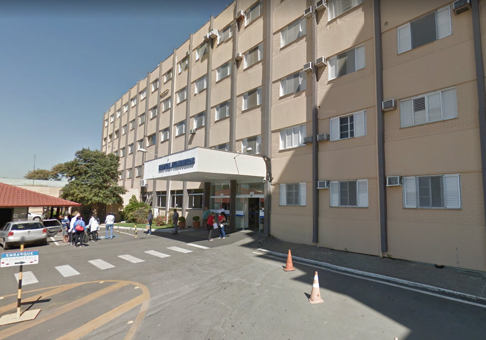 Idosa está internada no Hospital Pitangueiras, em Jundiaí (Foto: Reprodução/Google Street View)