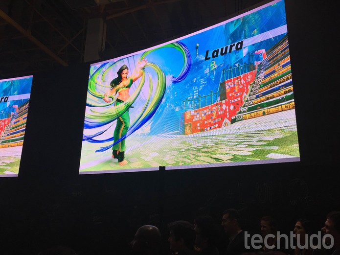 Street Fighter 5: produtor do game fala sobre a brasileira Laura. (Foto: Diego Borges/TechTudo)