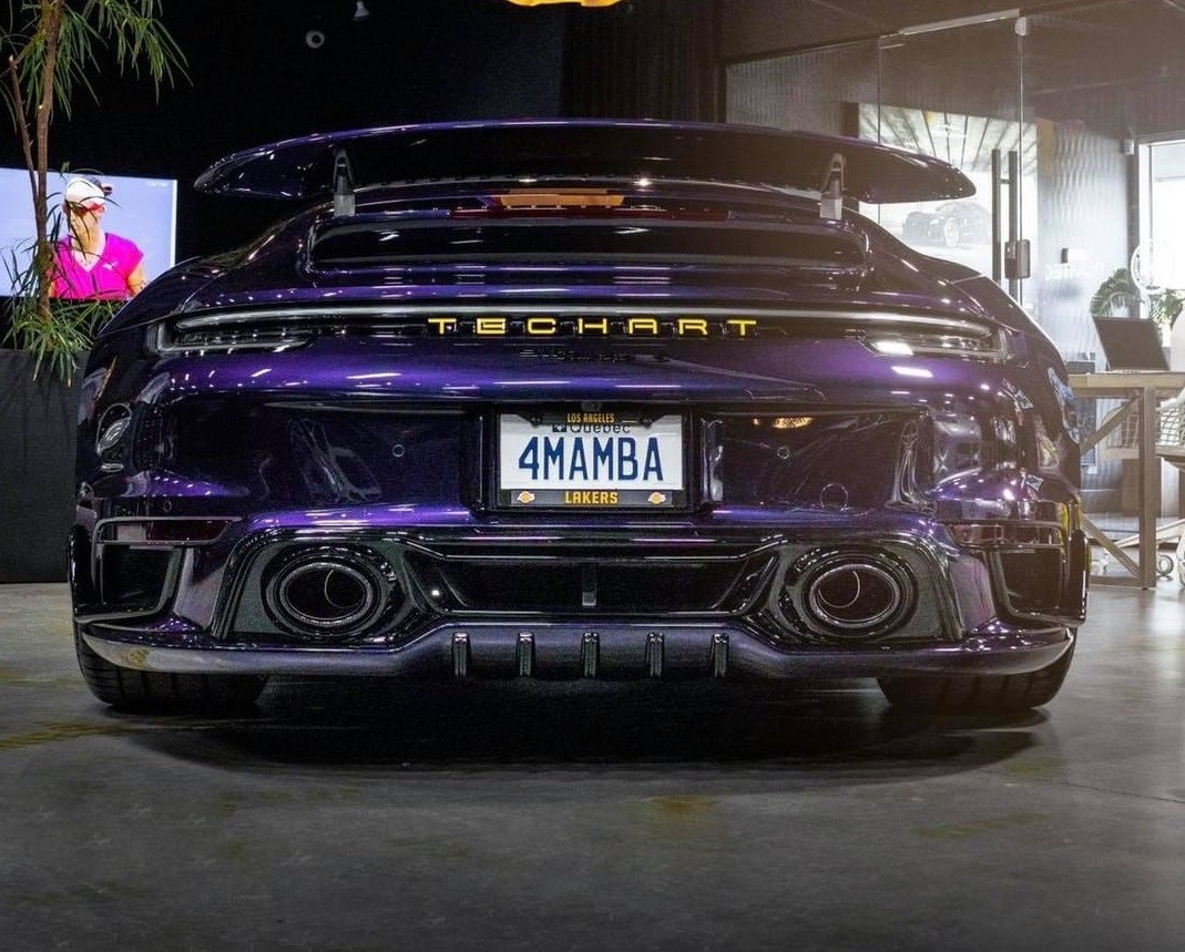 Porsche 911 Turbo S Techart Kobe Bryant — Foto: Reprodução/Instagram
