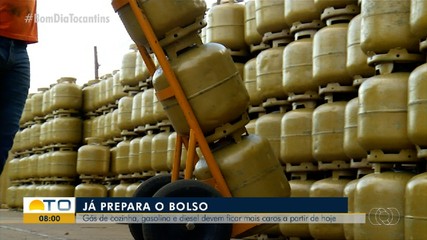 Gás de cozinha e combustíveis devem ter aumento no preço em fevereiro