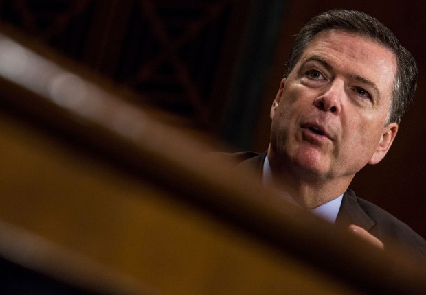 O diretor do FBI James Comey (Foto: Zach Gibson/Getty Images)