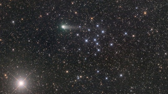 Nasa destaca foto de astrônomo amador de cometa mais distante já visto