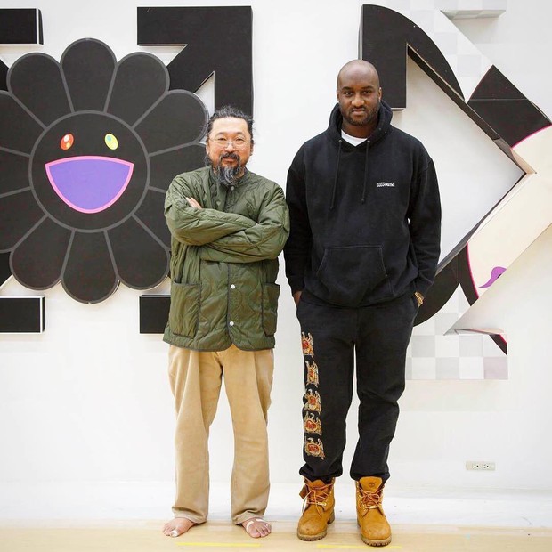 Takashi Murakami e Virgil Abloh (Foto: Reprodução/Instagram)