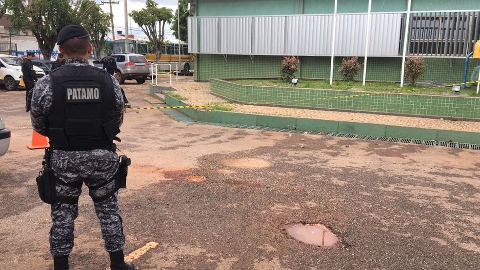 Polícia Militar detona bomba de fumaça encontrada em chácara no DF (Foto: Polícia Militar/Divulgação)