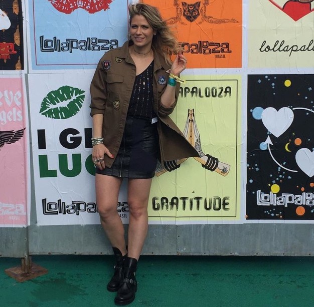 Didi Wagner no Lollapalooza (Foto: Reprodução/Instagram)