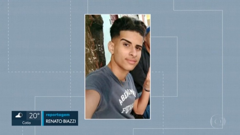 Rogério Ferreira da Silva Júnior, morto por policiais no dia do aniversário de 19 anos em São Paulo. — Foto: Reprodução/TV Globo