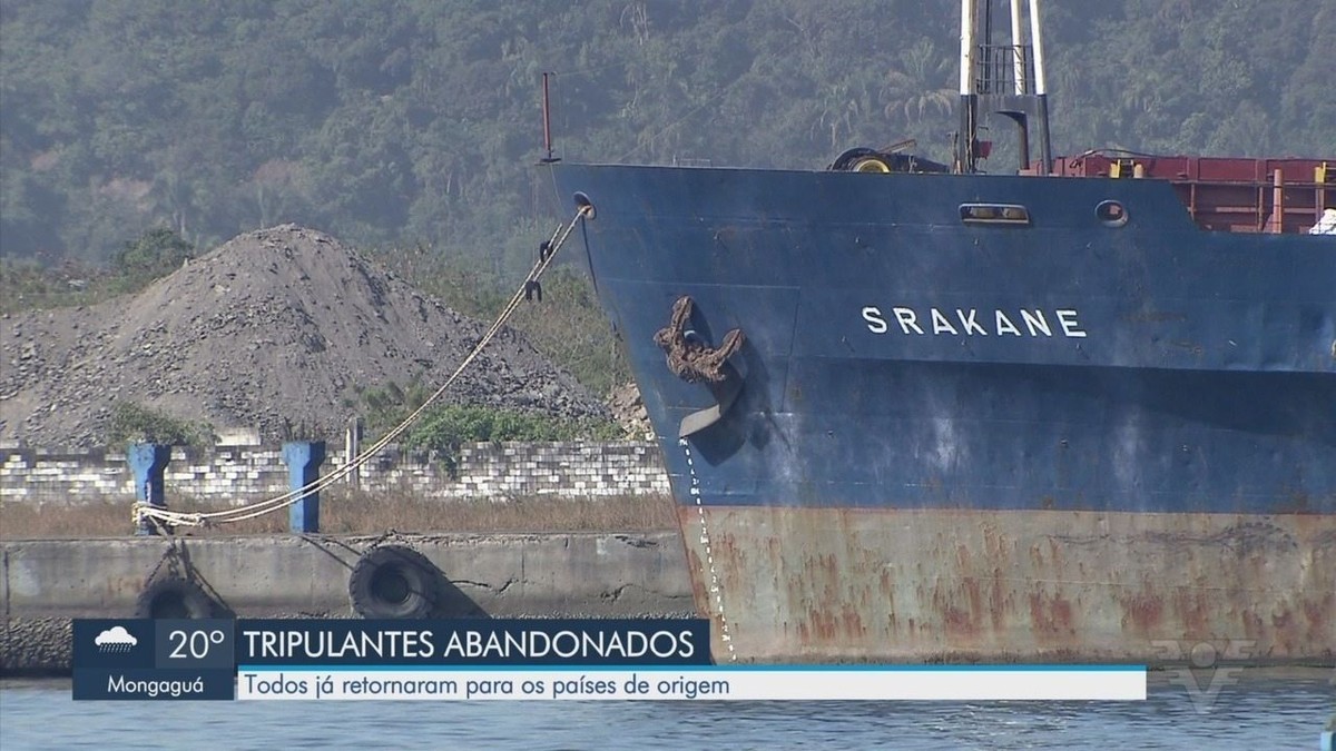 Tripulantes de navio abandonado no Porto de Santos, SP, são repatriados - Vimarsana News