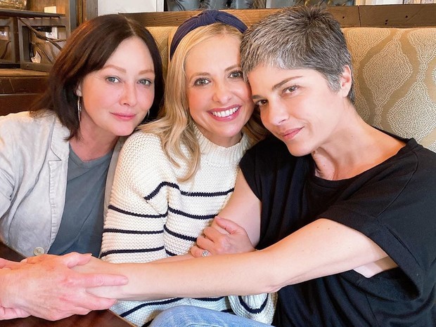 Shannen Doherty, Sarah Michelle Gellar e Selma Blair (Foto: Reprodução/Instagram)