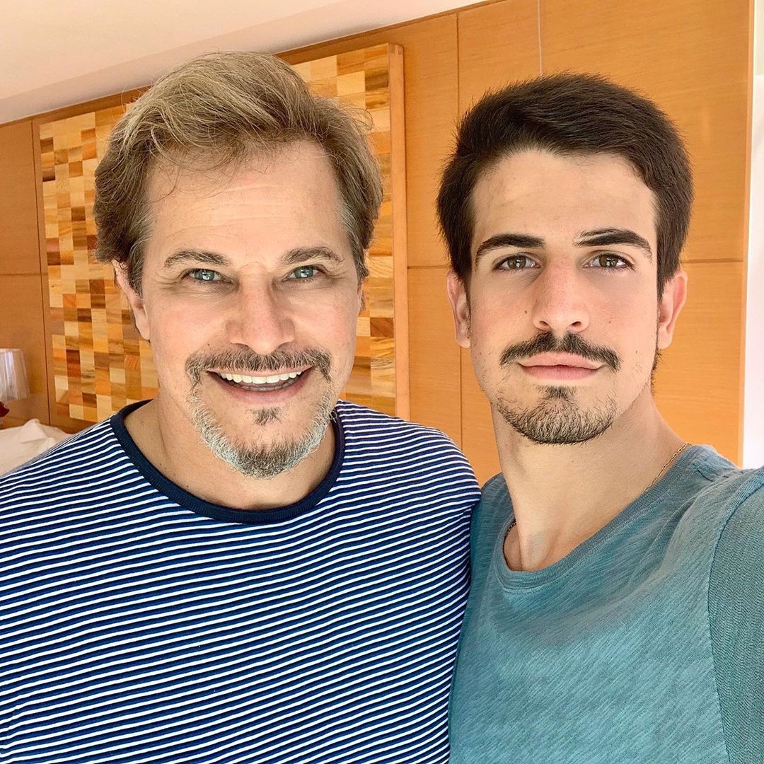 Edson Celulari e filho (Foto: Reprodução / Instagram)